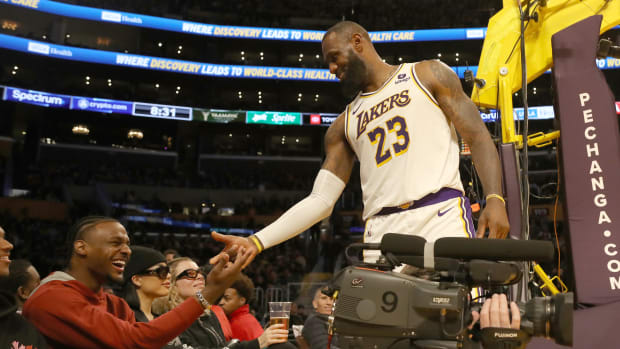 lebron james bronny james lakers usc trojans